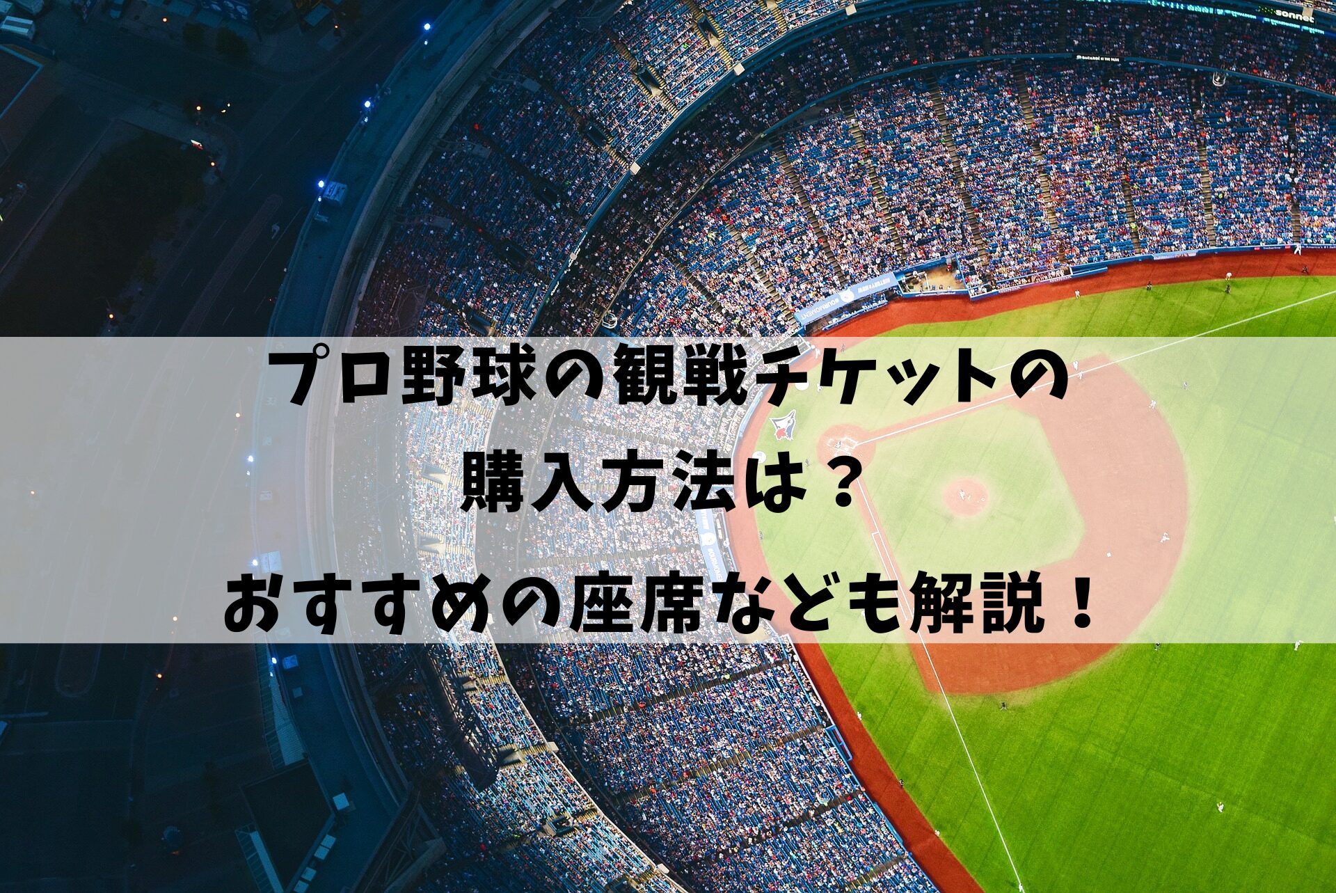 プロ野球の観戦チケットの購入方法は？おすすめの座席なども解説！